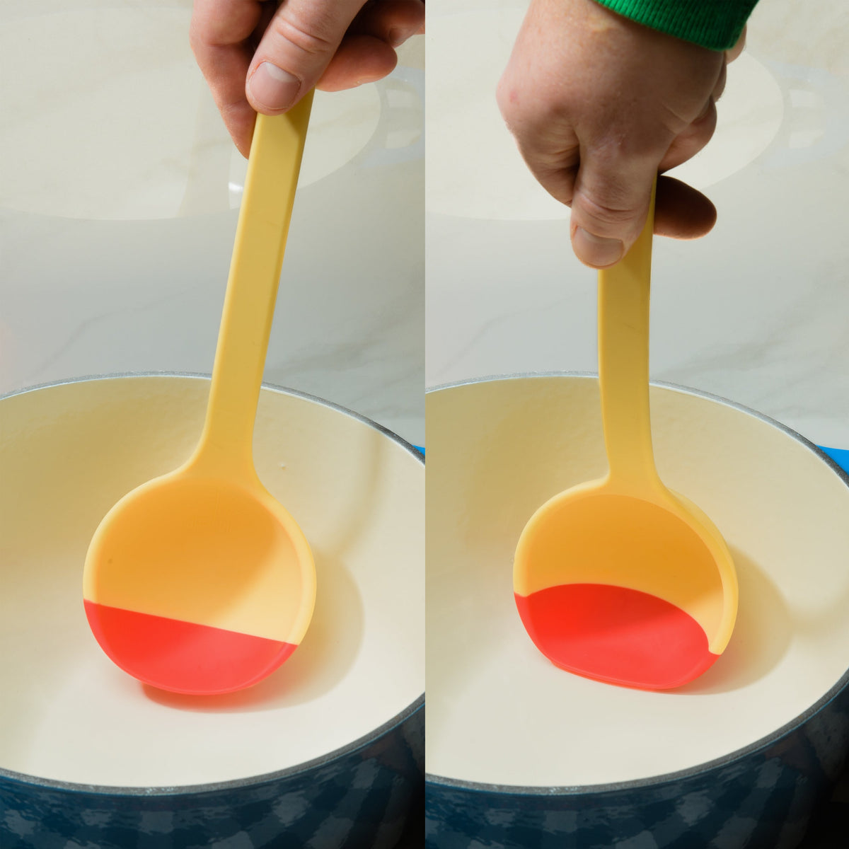 Soft Top Silicone Kitchen LADLE Spoon