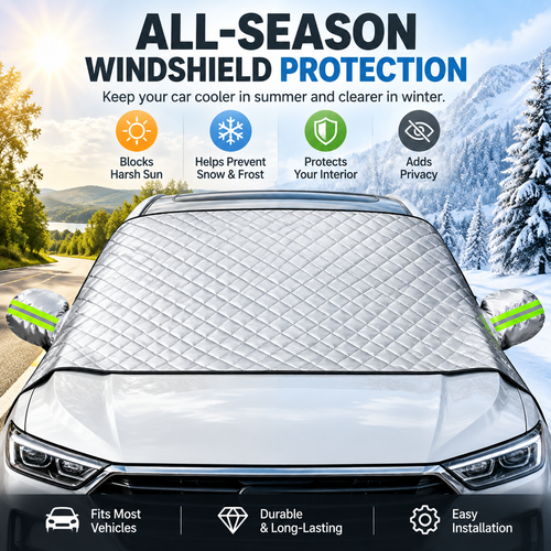 40% OFF Last Week🔥Magnetic Windshield Cover – for Cars, SUVs & Trucks