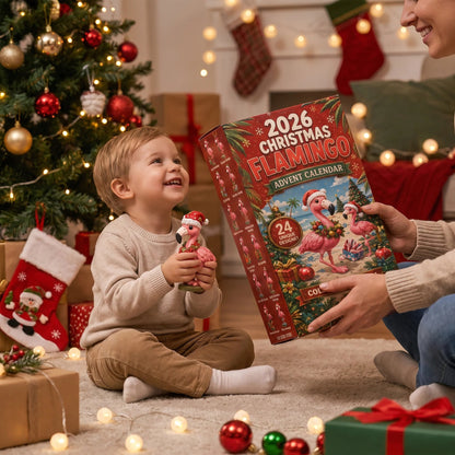 🦩 2026 Christmas Flamingo Advent Calendar – Every Day Brings New Surprises 🎄✨