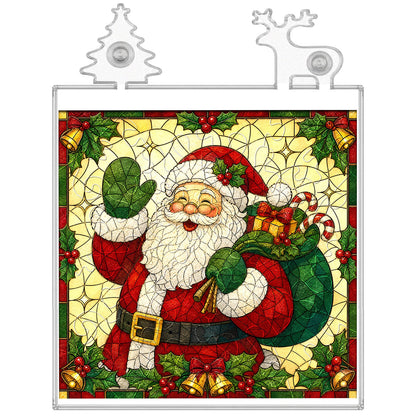 Acrylic Puzzle Night Light - Gift Giving Santa