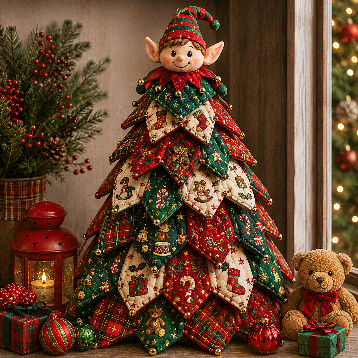 ⛄ Snowman DIY Quilted Christmas Tree Kit