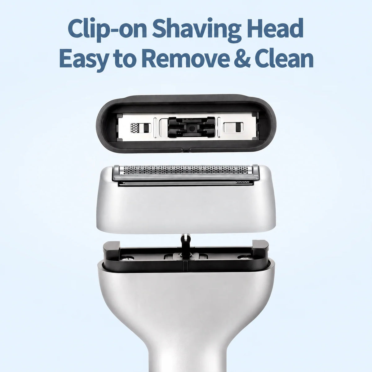 🪒Men's Rechargeable Foil Electric Shaver ⚡🧔– Efficient Close Shaving, Cordless Portable Wet & Dry Beard Razor for Daily Grooming
