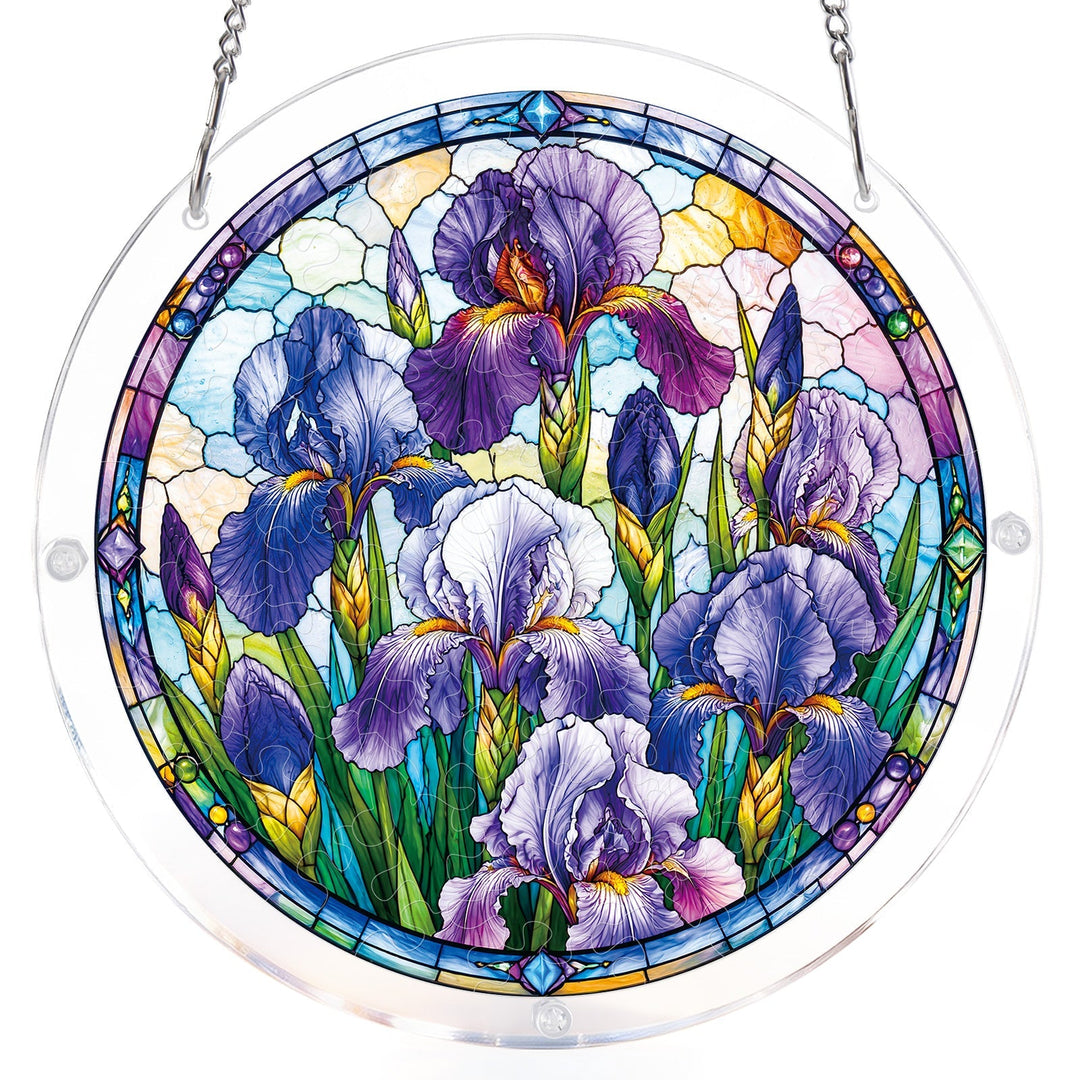 Iris Morning Light Light Suncatcher-Acrylic Window Art