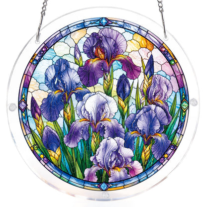 Iris Morning Light Light Suncatcher-Acrylic Window Art