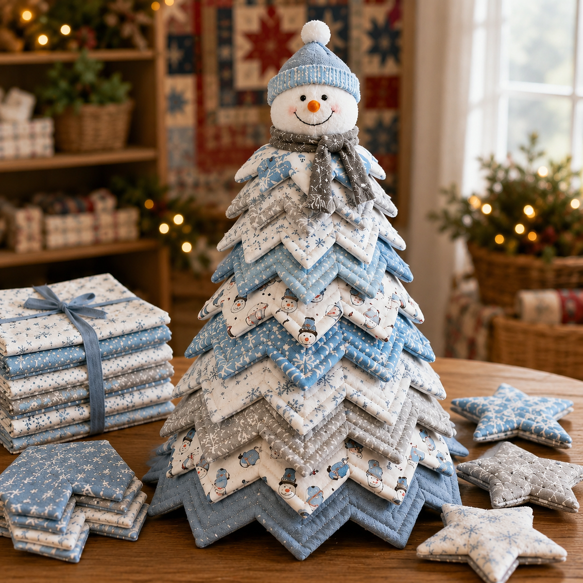 Special Offer - Frosty Snowman DIY Quilted Santa Christmas Tree Kit