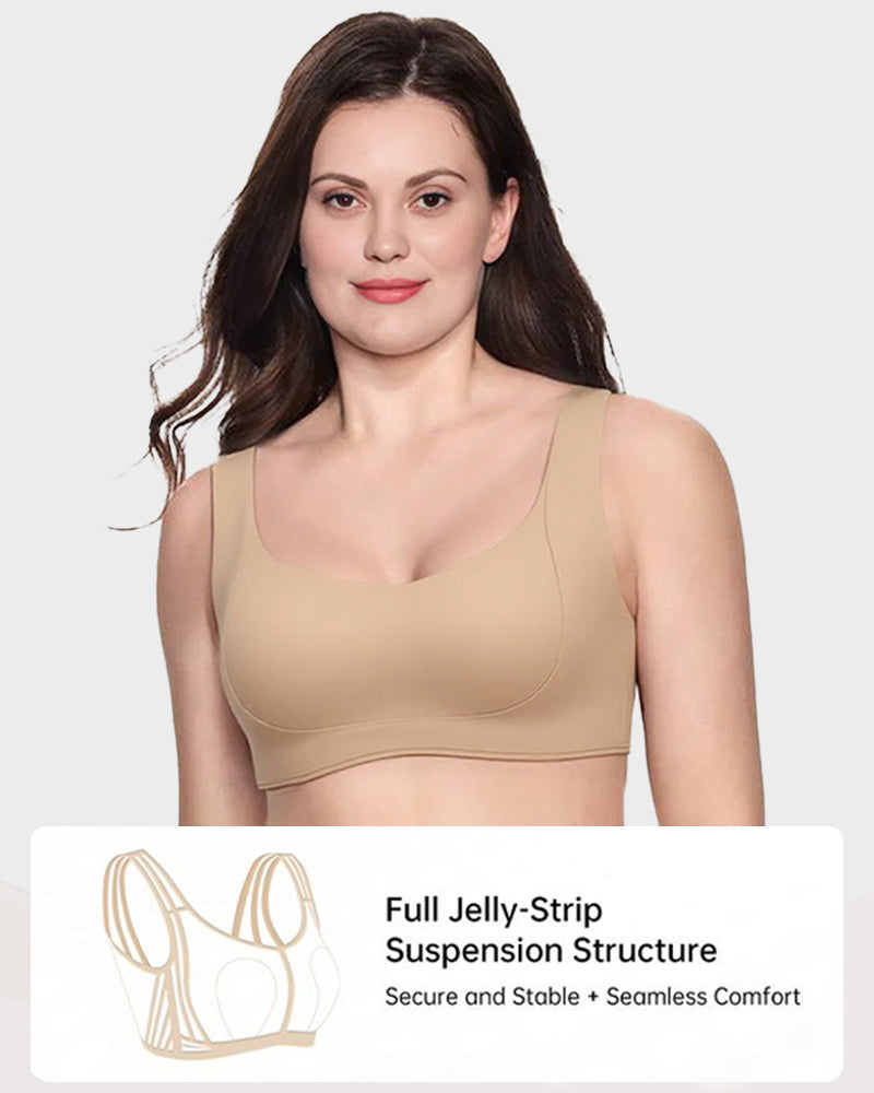 Full Support Wireless Push-Up Minimizer Bra