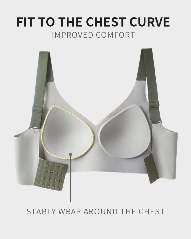 Anti-Sagging Support Shockproof Sports Fixed Cup Bra For Women