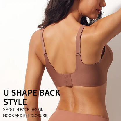 Buttery Soft Wireless Seamless Push Up Bra