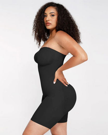 Strapless Slip Shapewear Bodysuit
