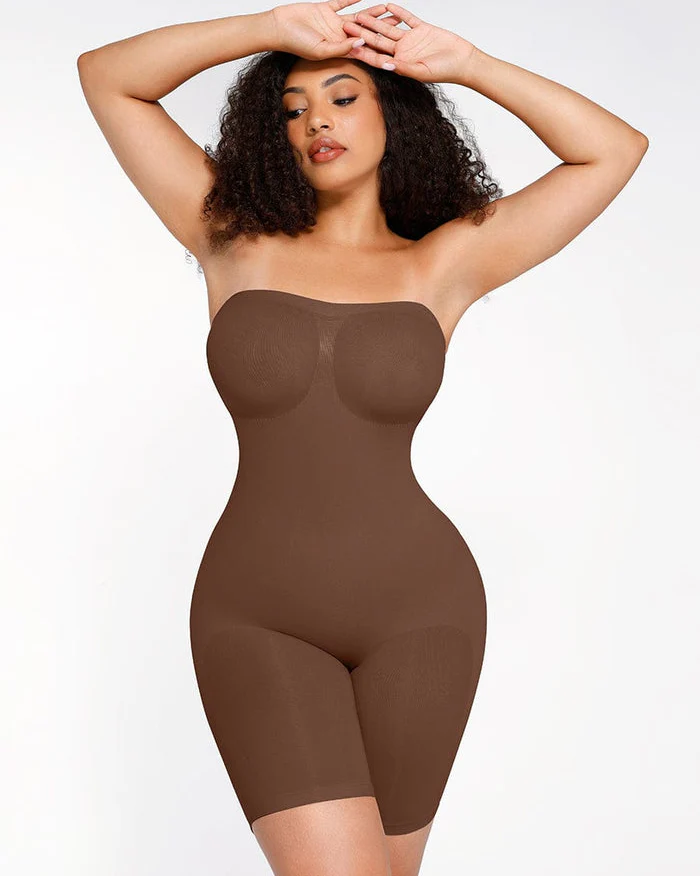 Strapless Slip Shapewear Bodysuit