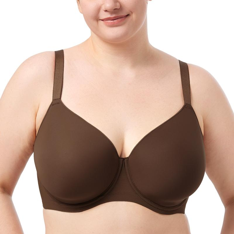 Adjustable Straps Underwire T-Shirt Bra
