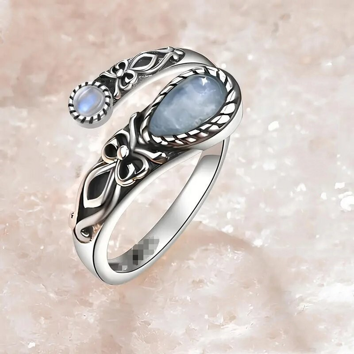 Vintage Moonlight Ring Collection | Adjustable Floral & Nature-Inspired Designs