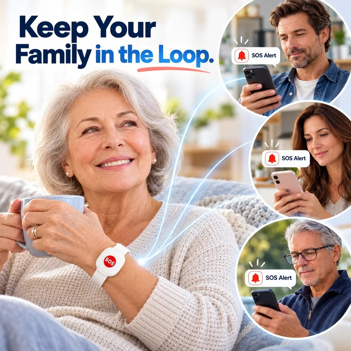 🔥LAST DAY SALE 49% OFF-⚡ One-Touch SOS Safety Watch – Instant Wi-Fi Alerts to Family Phones | Rechargeable & Waterproof Design