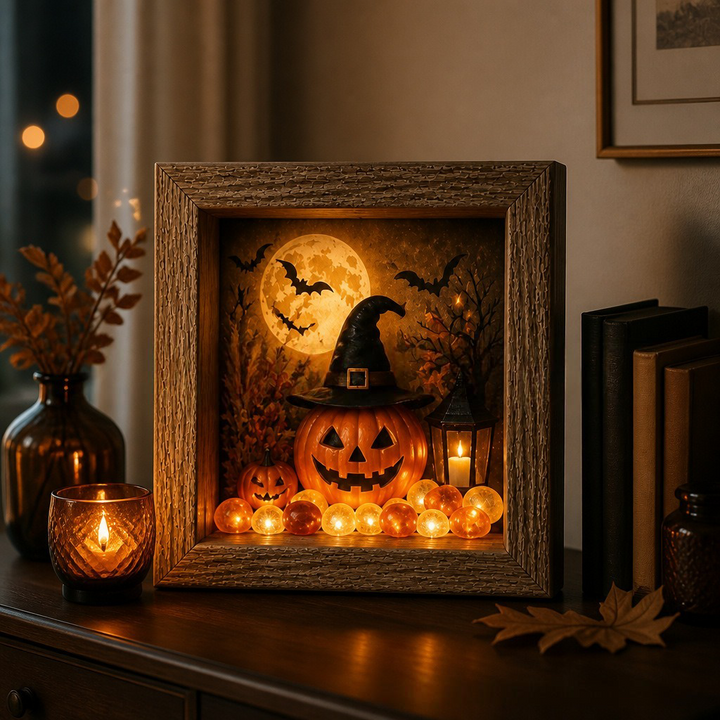 Halloween Shadow Box Night Light