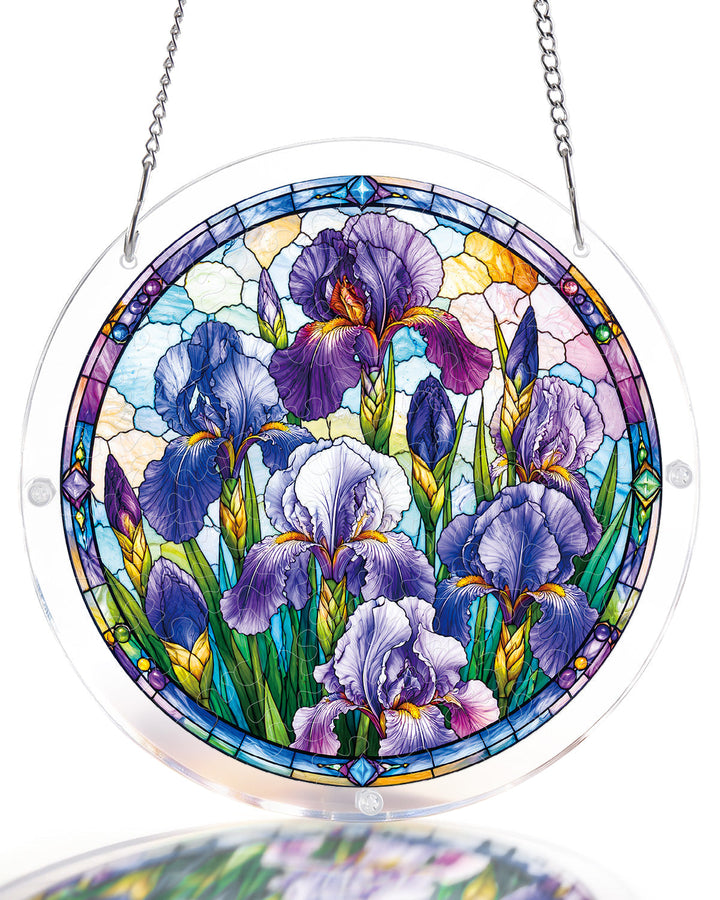 Iris Morning Light Light Suncatcher-Acrylic Window Art