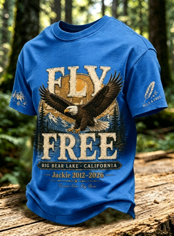 Men's Fly Free Jackie Print T-shirt