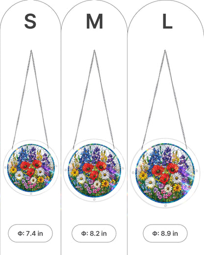Wildflower Meadow Light Suncatcher-Acrylic Window Art