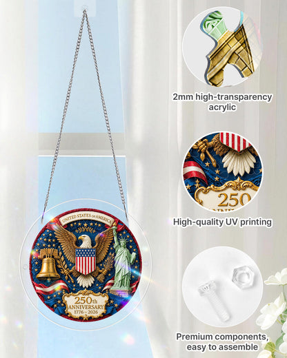 Glory of America Light Suncatcher-Acrylic Window Art