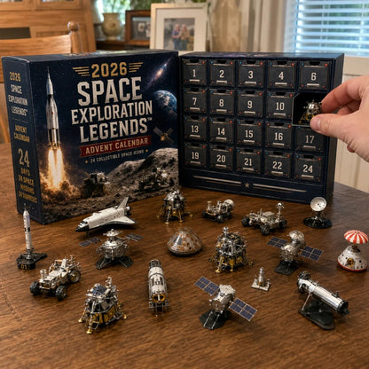 2026 Space Exploration Legends Advent Calendar – 24 Days of 2D Space Missions, 24 Collectible Surprises