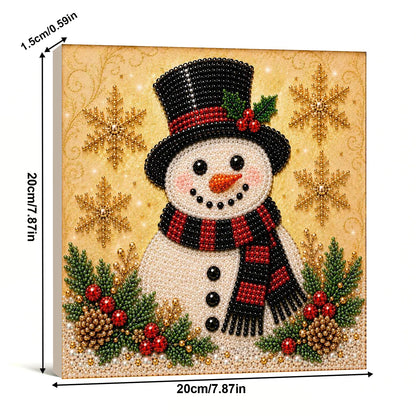 ⛄️Framed Snowman - Pearls Painting Kit