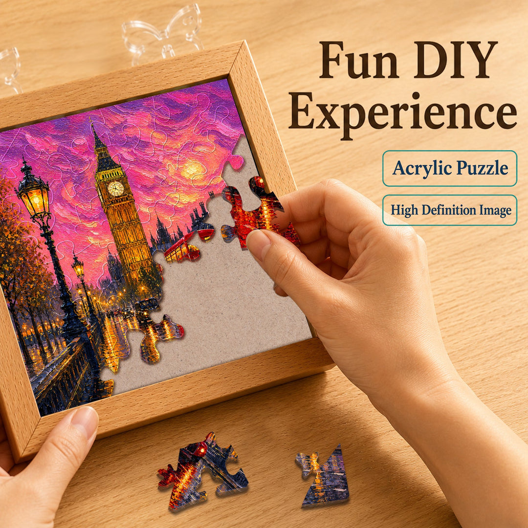 Acrylic Puzzle Night Light - London Twilight