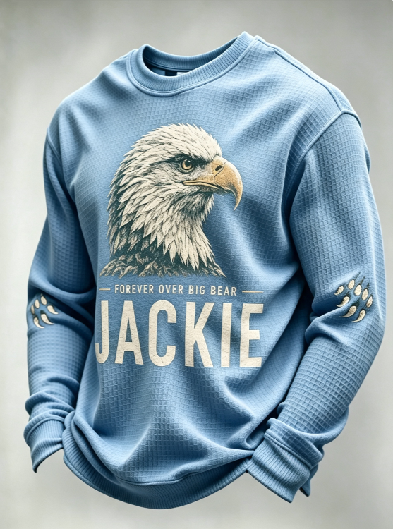 Men'S Fly Free Jackie Print Casual Sweatshirt