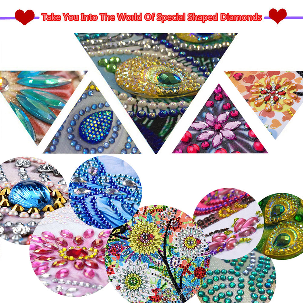 Framed Elk - Pearls Painting Kit DIY Diamond Painting Pearl Dot Crafts 20x20CM