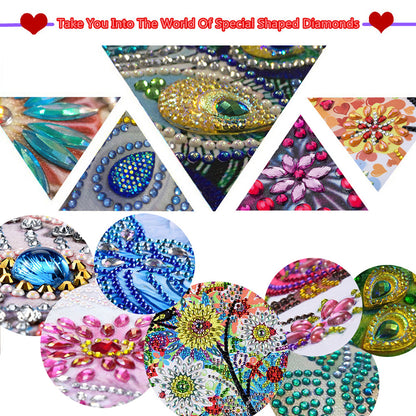 Framed Elk - Pearls Painting Kit DIY Diamond Painting Pearl Dot Crafts 20x20CM