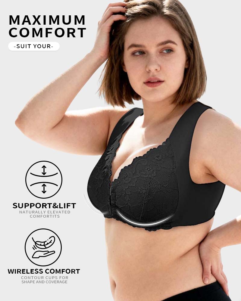 Front Closure '5D' Shaping  Wireless Bra