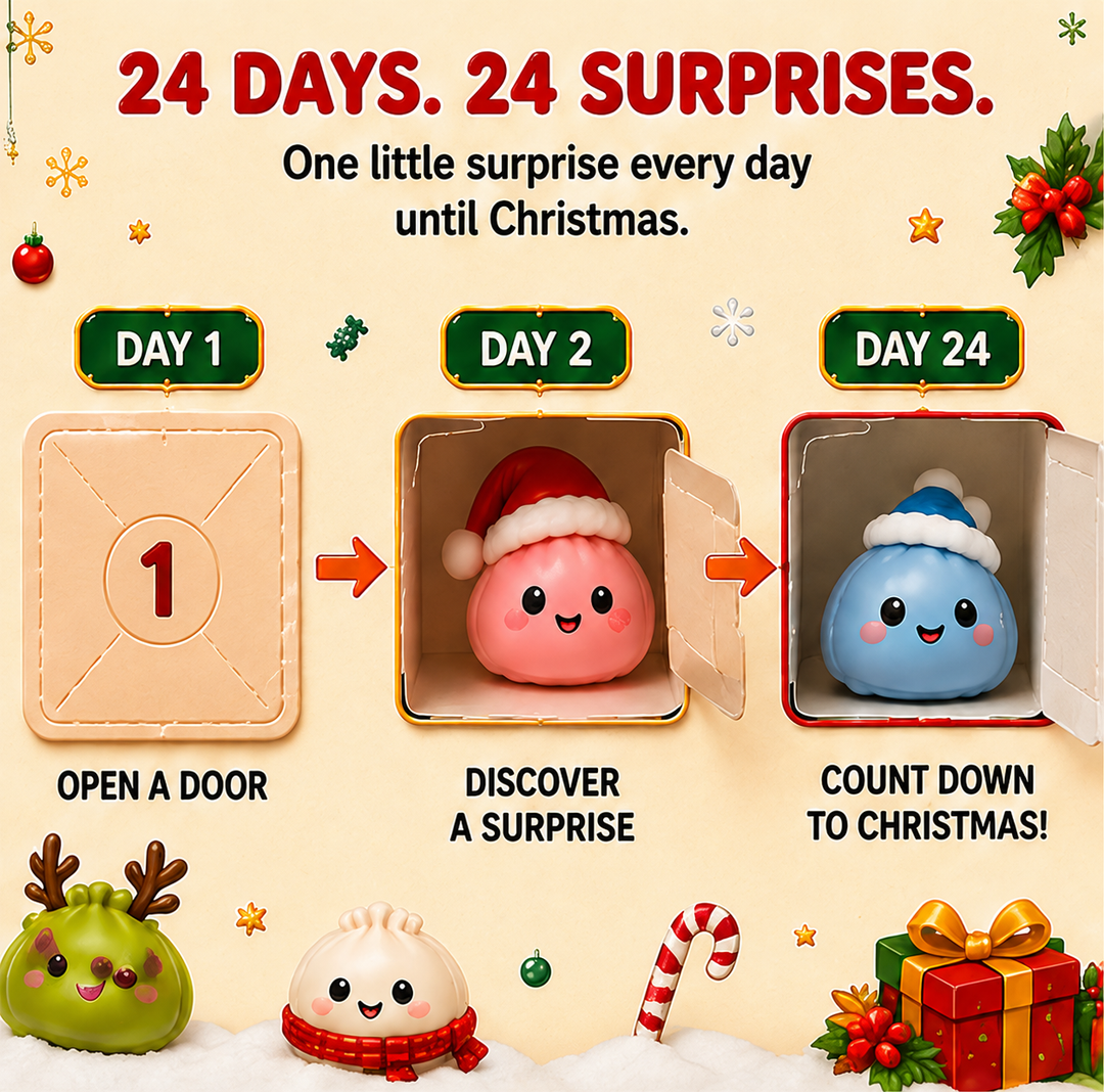 ⏳ Last day 50% OFF –🌲Christmas Squeeze Stress Relief Toy Countdown Calendar