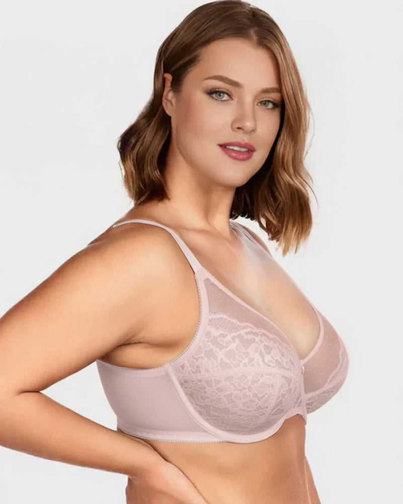 Full Coverage Lace Minimizer Bra