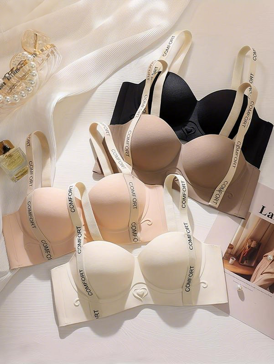 The Essential 4-Pack Bra Set | Seamless & Wireless Comfort