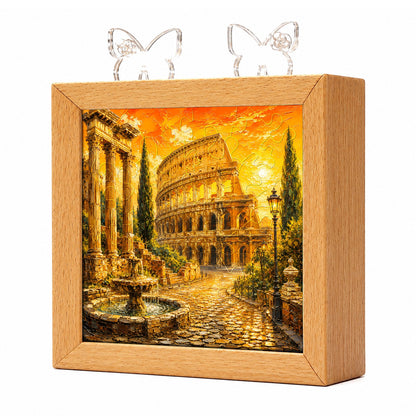Acrylic Puzzle Night Light - Roman Sunset