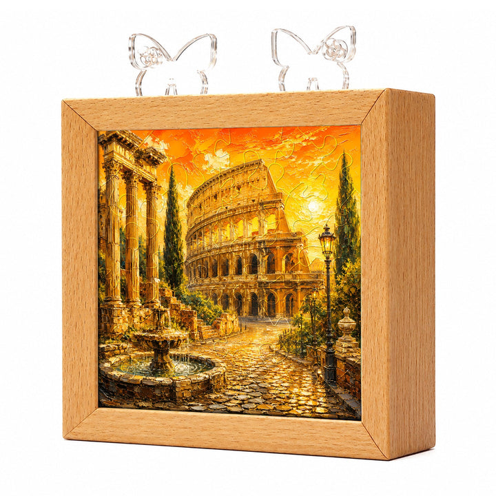 Acrylic Puzzle Night Light - Roman Sunset