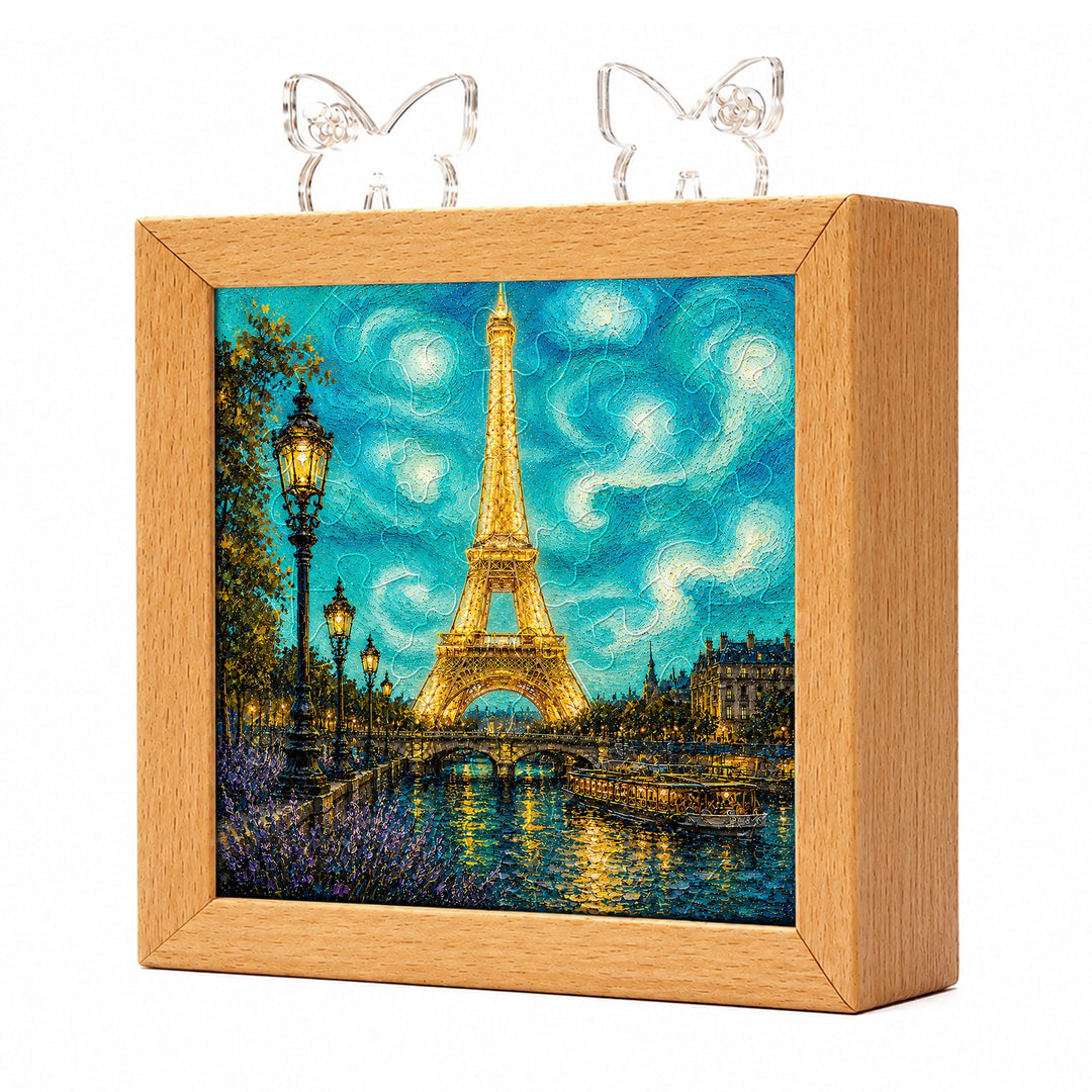 Acrylic Puzzle Night Light - Paris Starry Night