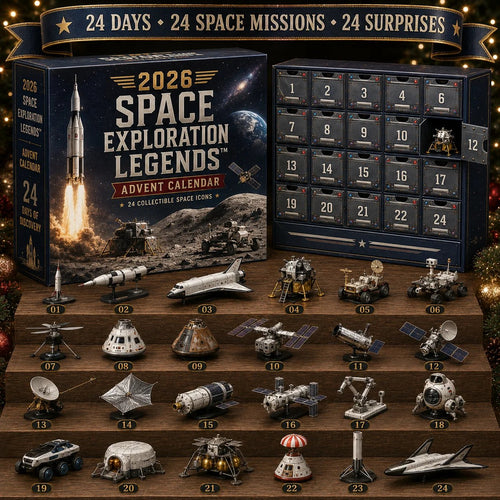 2026 Space Exploration Legends Advent Calendar – 24 Days of 2D Space Missions, 24 Collectible Surprises