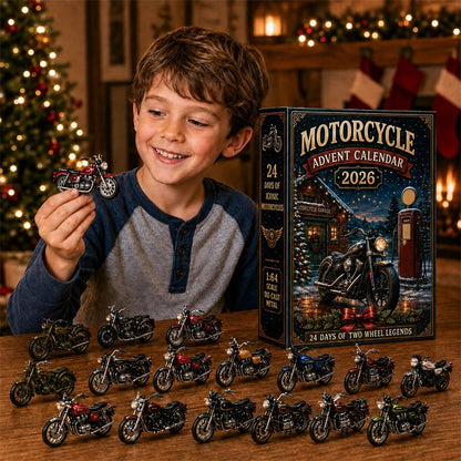 🔥😍🏍️🎄 Motorcycle Advent Calendar 2026 – 24 Days of 2D Two-Wheel Legends 🎁🔥