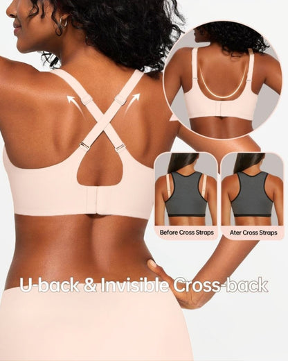 Invisible Jelly Lift Bra with Breathable Water Drop Hollow