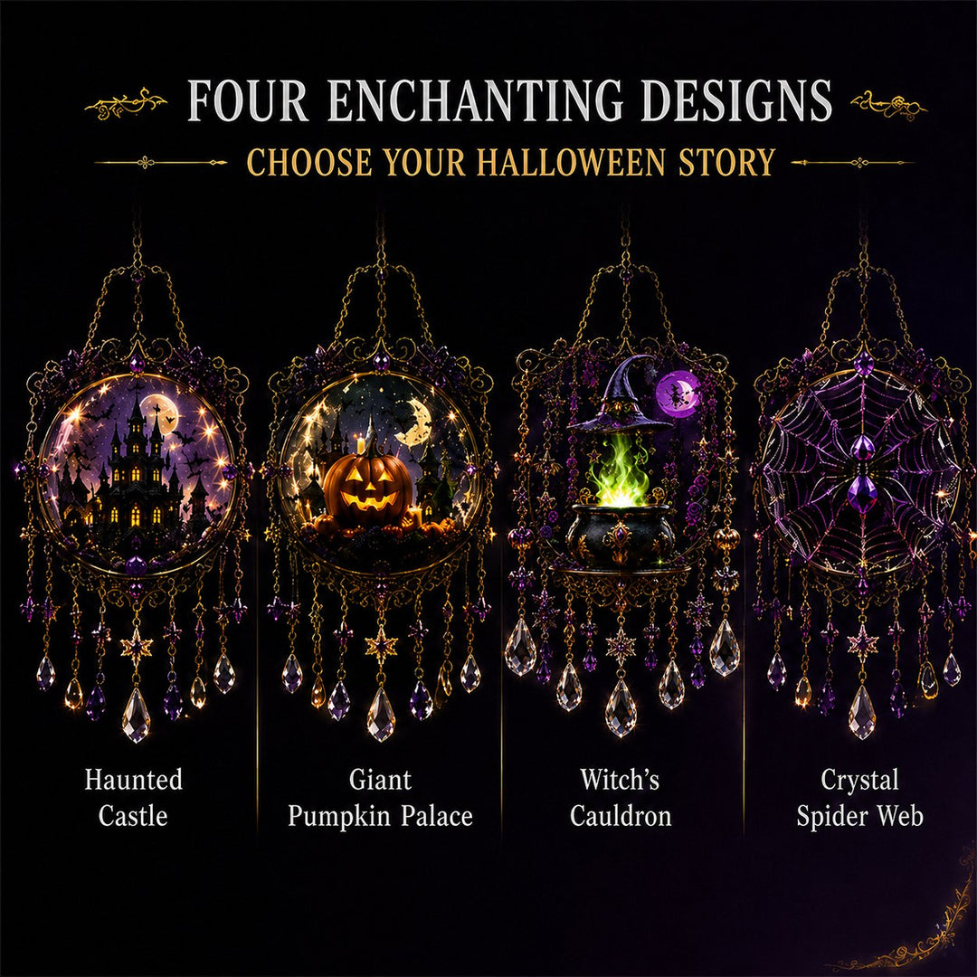 🎁Halloween Special Offer 50% OFF –🏰🎃Halloween Crystal Window Decoration
