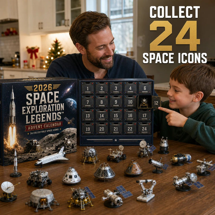 2026 Space Exploration Legends Advent Calendar – 24 Days of 2D Space Missions, 24 Collectible Surprises