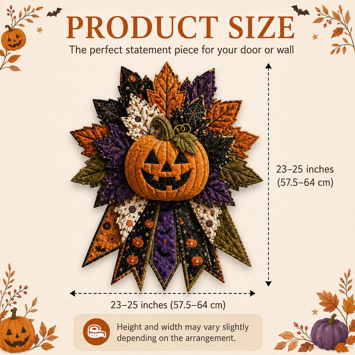 Jack-O’-Lantern Harvest - Halloween Handmade Door Bow DIY Sewing Kit