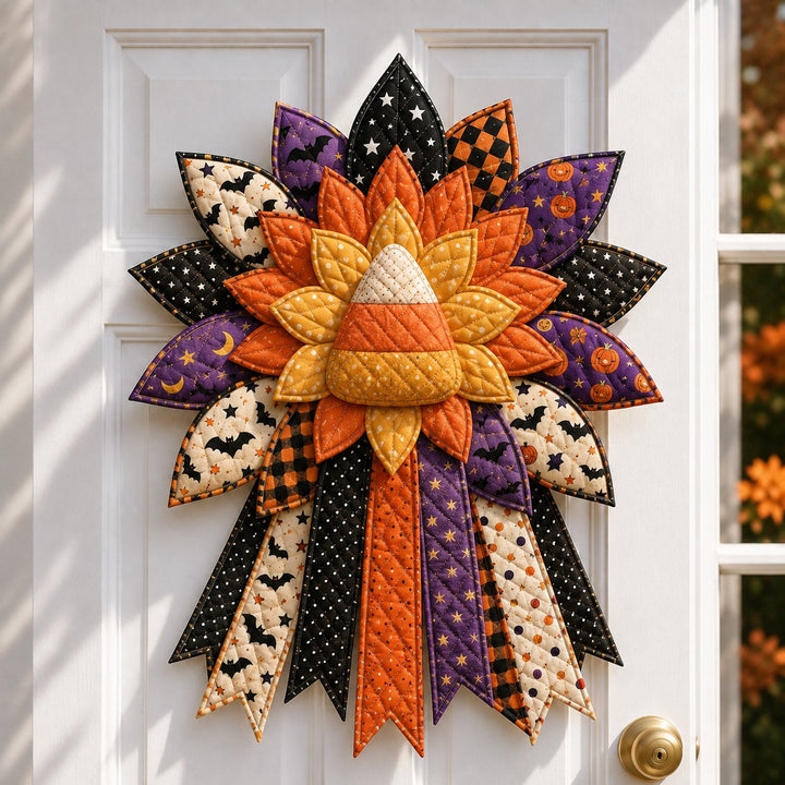 Jack-O’-Lantern Harvest - Halloween Handmade Door Bow DIY Sewing Kit