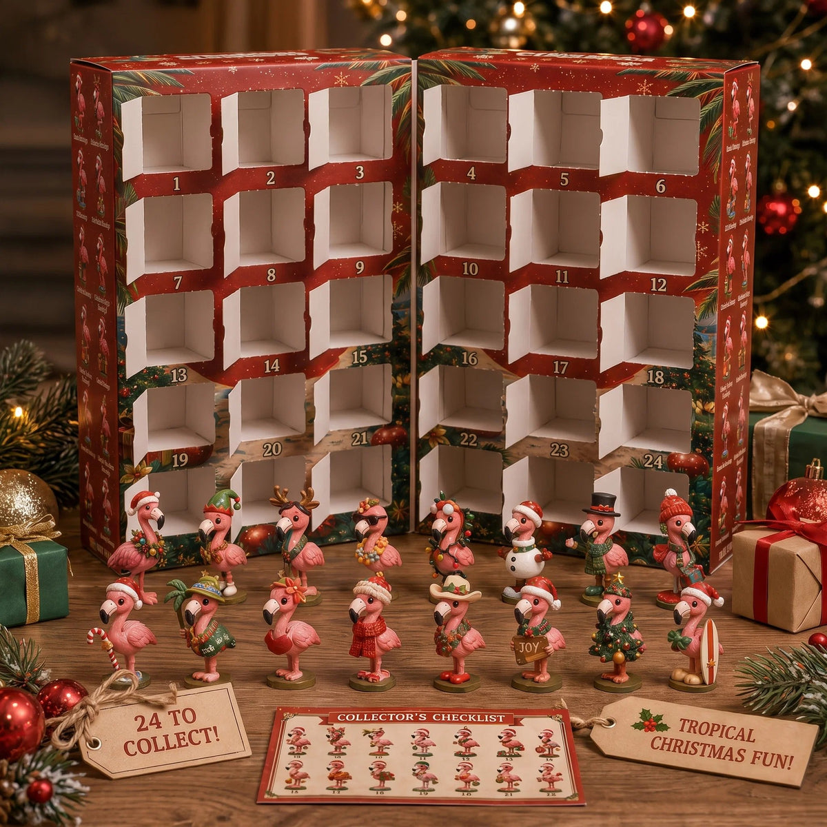 🦩 2026 Christmas Flamingo Advent Calendar – Every Day Brings New Surprises 🎄✨