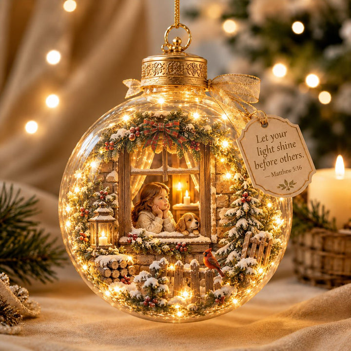 ✨✨Illuminated Christian Scripture Keepsake Ornaments