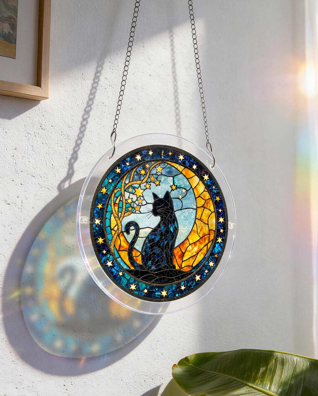 Acrylic Jigsaw Puzzle Suncatcher - Selene’s Cat