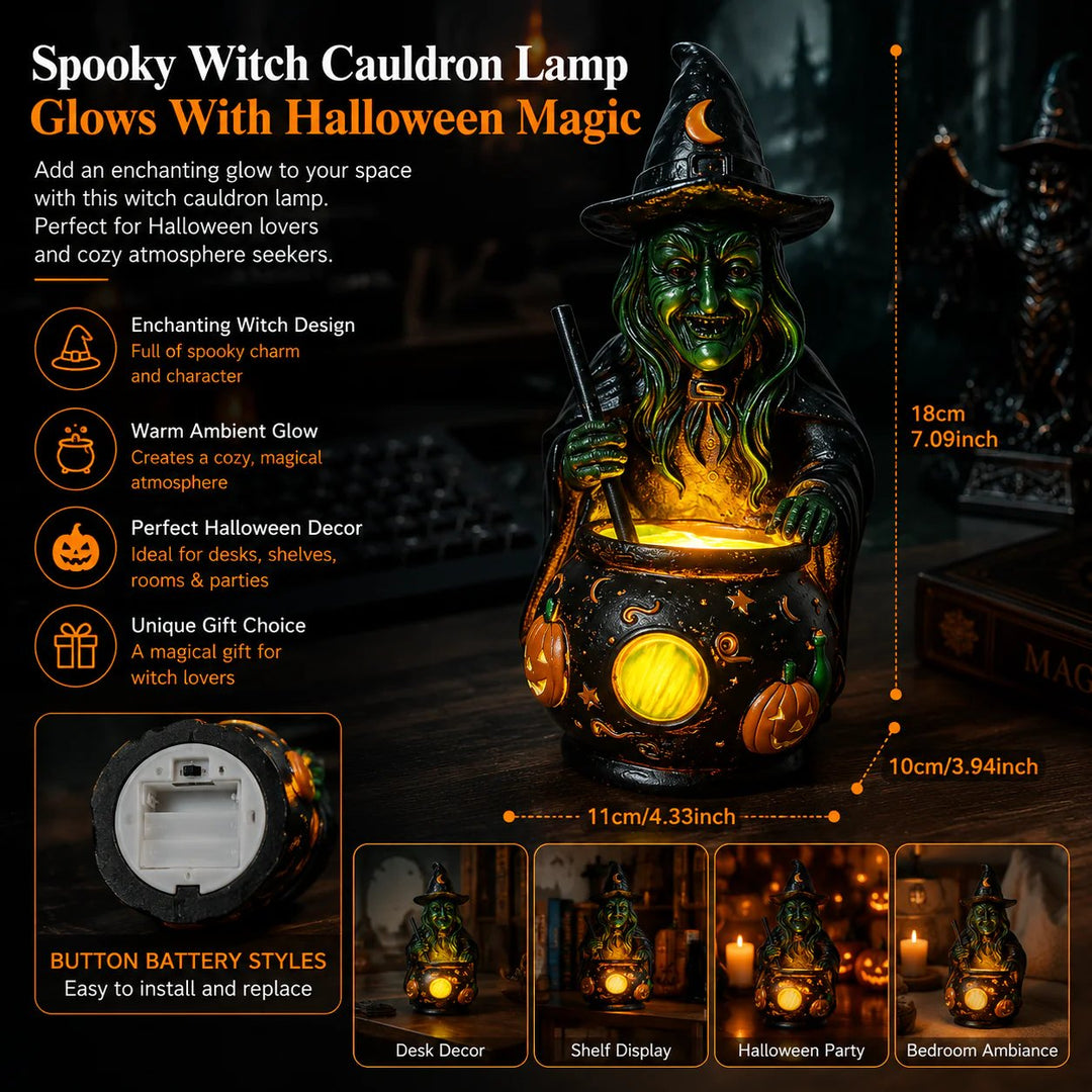 👻 Halloween Ghost Reading Lamp | Spooky Cute Ambient Decor