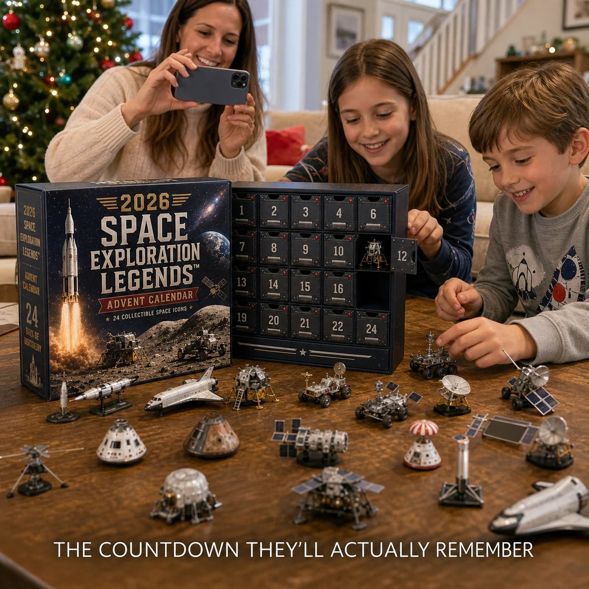 2026 Space Exploration Legends Advent Calendar – 24 Days of 2D Space Missions, 24 Collectible Surprises