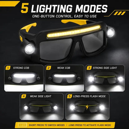 🔥Last Day 50% OFF-Rechargeable LED Headlamp Glasses