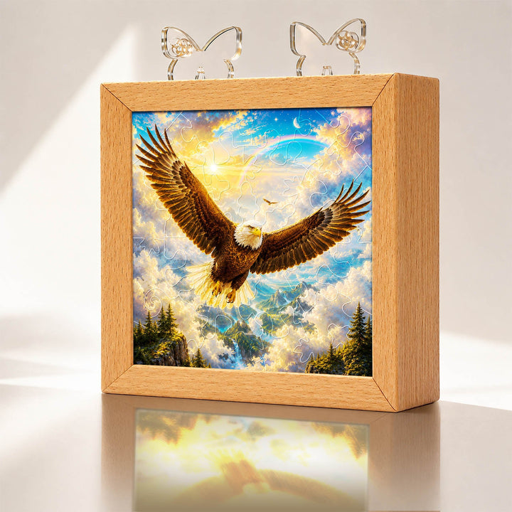 Acrylic Puzzle Night Light - Soaring Eagle