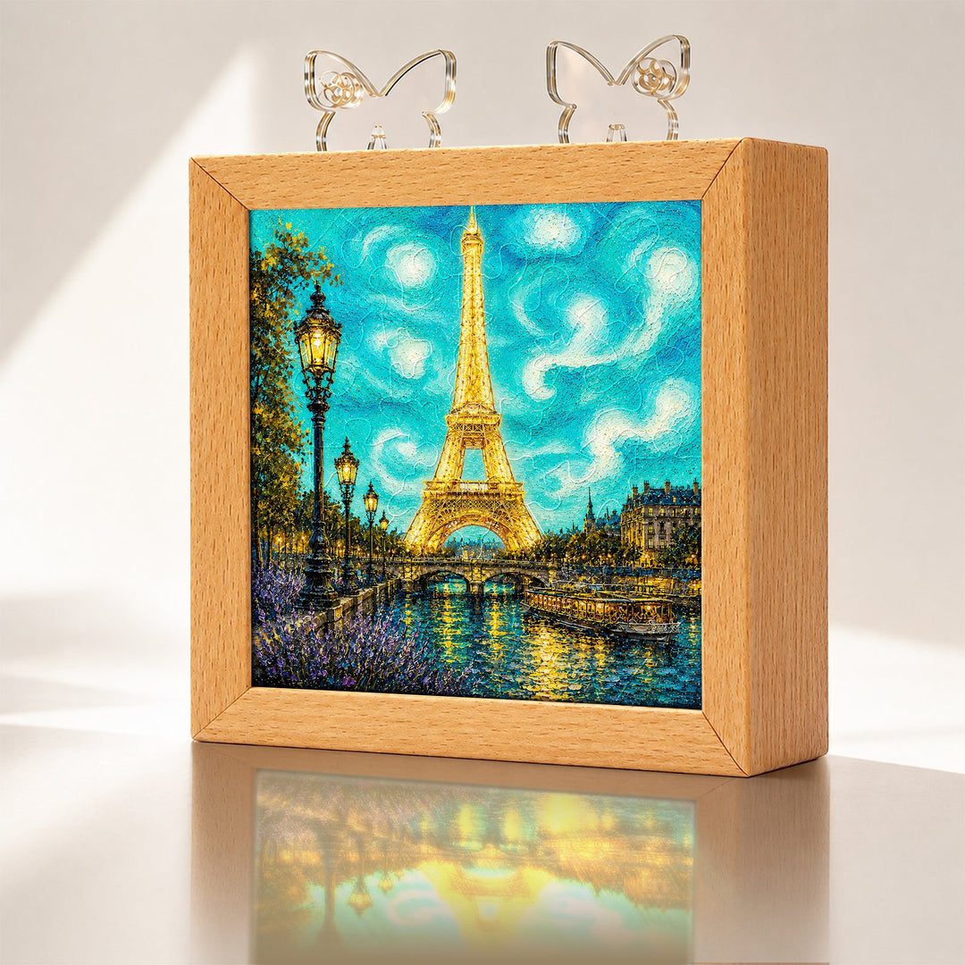 Acrylic Puzzle Night Light - Paris Starry Night
